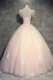 Robe de bal longue en tulle avec fleurs, Robe de soirée pure robe de bal robe de soirée