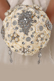 Bouquet de mariage avec strass Broche fleurs de mariage (27 * 20cm)