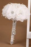 Bouquet de mariage blanc avec strass Pearl (27 * 18cm)