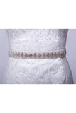 Mariage Concise Satin / Soirée Ruban Sash avec strass