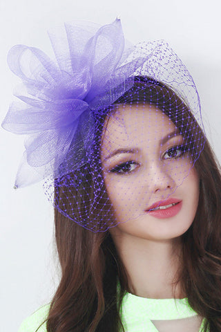 Mignon Cambric / Yarn Net Ladies Avec Fascinators