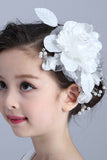 Femmes / Flower Girl&#39;S Tissu / Imitation Perle Headpiece - Mariage / Cérémonie Cheveux Clips