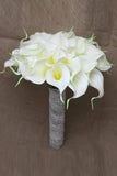 Bouquet de mariage romantique Callas Tenir Fleurs Et Broche pure main (31 * 24cm)