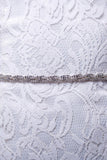 Mariage Concise Satin / Soirée Ruban Sash Avec perles