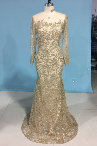 2024 bling bling robes de soirée sirène bateau balayage / pinceau Paillettes dentelle avec strass